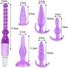 Anal Development Set for Beginners Vibrator Anal Plug Anal Includes Storage Bag Unisex Anal Expansion Device Adult Toy Anal Vibrator Prostate Enhancer