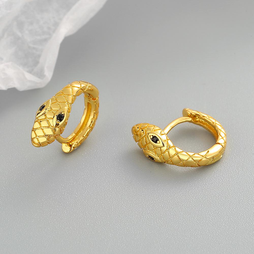 High-end Jewelry 925 Sterling Silver Zircon Micro Paving 5A Straight Pull lightning Guard Ring Earrings Fashion Women's Jewelry