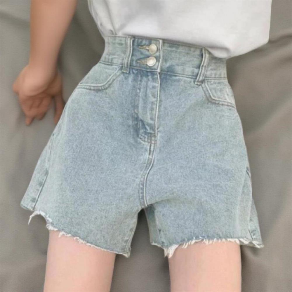 New ArrivalS Open Run Women S High waiSt Damage Cut Off Denim ShortS