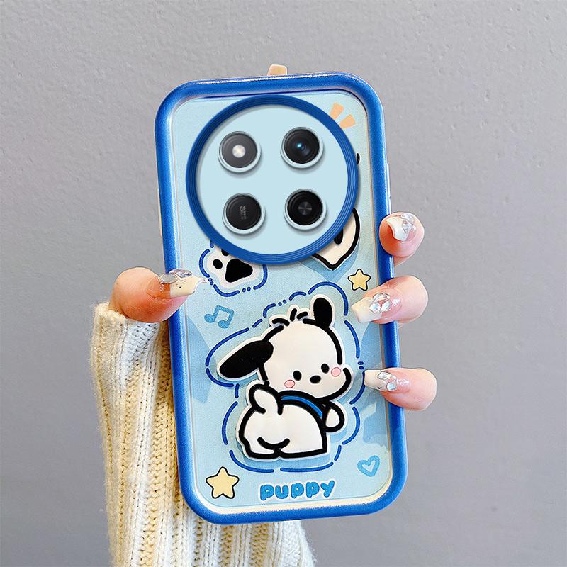 KEYSION Противоударный чехол для Honor X9c 5G с ремешком, мягкий силиконовый милый 3D-чехол для телефона с мультяшной куклой для Huawei Magic 7 Lite 5G