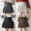 Autumn and Winter Women's Skirt Pleated Half-body Skirt Female Solid Color Sweet High Waist Thin Large Size Half-body Skirt