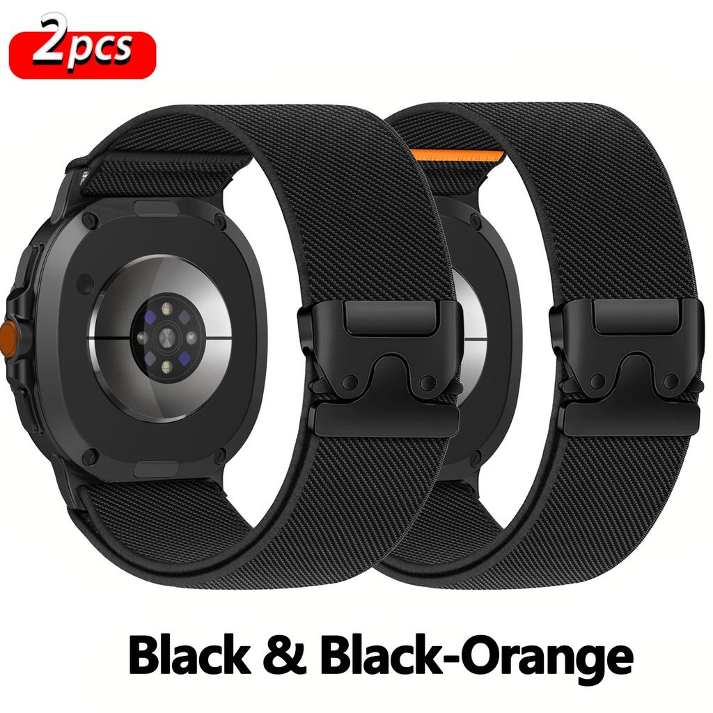 2 PCS Parachute band for Samsung Galaxy Watch 8 Strap 44mm 40mm Accessories Nylon Bracelet correa galaxy watch 8 classic 46mm