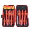 13-Piece Insulated Electrician Screwdriver Set - 1000V, Hardened Chrome Vanadium Steel, Strong Magnetic