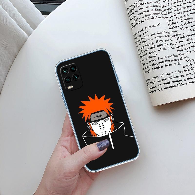 RA30 Pain Akatsuki NARUTO Transparent Phone Case for Motorola Moto G7 G8 G9 G84 G85 G73 G24 G15 Z2 Play Power Plus