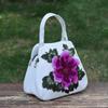 Ethnic Style Women's Printed Canvas Embroidered Tote Cotton Canvas Cell Phone Handbag Hundred Square Bag To High Quality Elegant Handbags