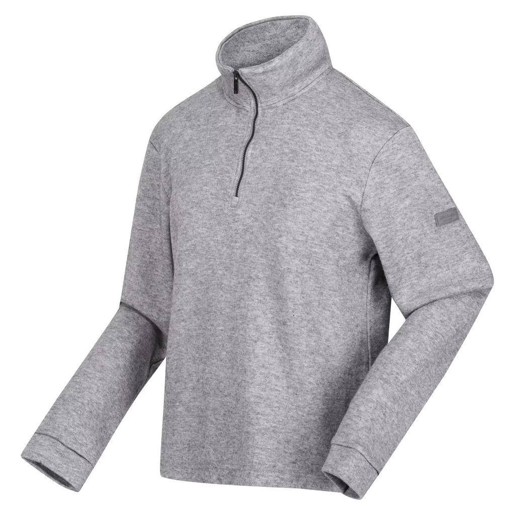 Regatta Mens Lanchester Marl Quarter Zip Fleece Top
