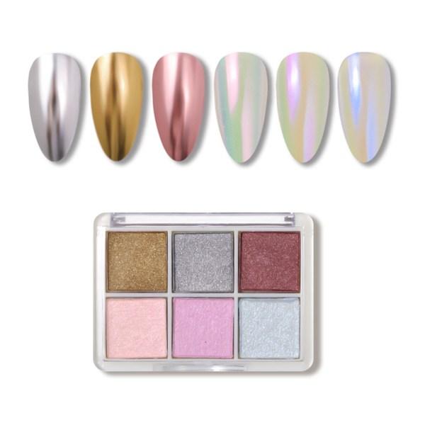 Чувствительность рынка Nail Urrr Mix Powder, набор из 6 предметов, 1 набор, тип 1