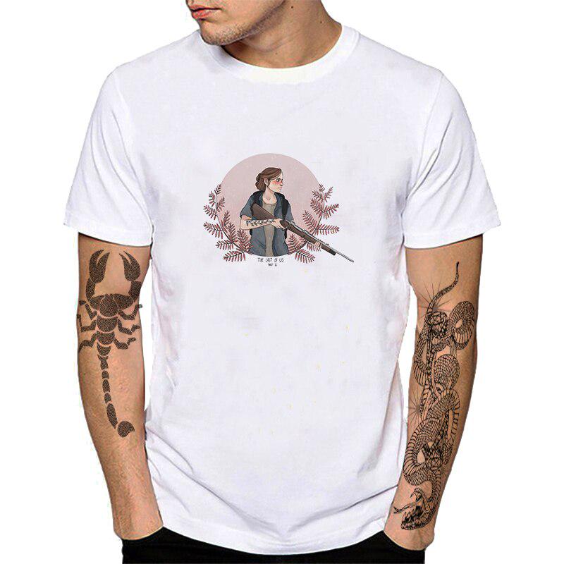 Футболка Last Of Us Part Ii Ellie S Tattoo Lou с принтом жирафа в стиле игры