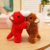 Stuffed Pony Fridge Magnet Soft New Year Mascot Mini Plush Refrigerator Stickers  Office