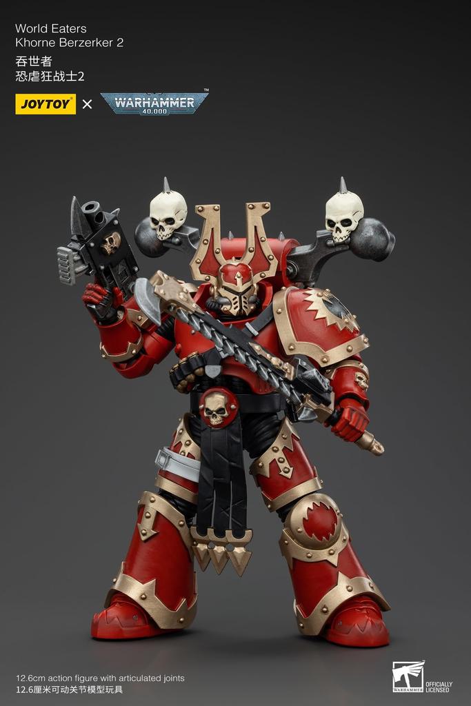 JOYTOY Warhammer World Eater Khorne Berzerker II Scale Action Figure 40,000 1/18 (Assembled)