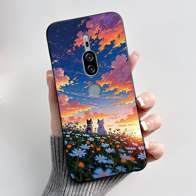 Для Sony Xperia XZ2 Premium SO-04K SOV38 XZ2Premium Чехол Роскошный Милый Крутой Мальчики Девочки Черный Мягкий Силикон Задняя Крышка TPU Корпус