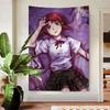 Serial Experiments Lain Cartoon Anime Tapestry Hippie Flower Wall Carpets Dorm Decor Cheap Hippie Wall Hanging