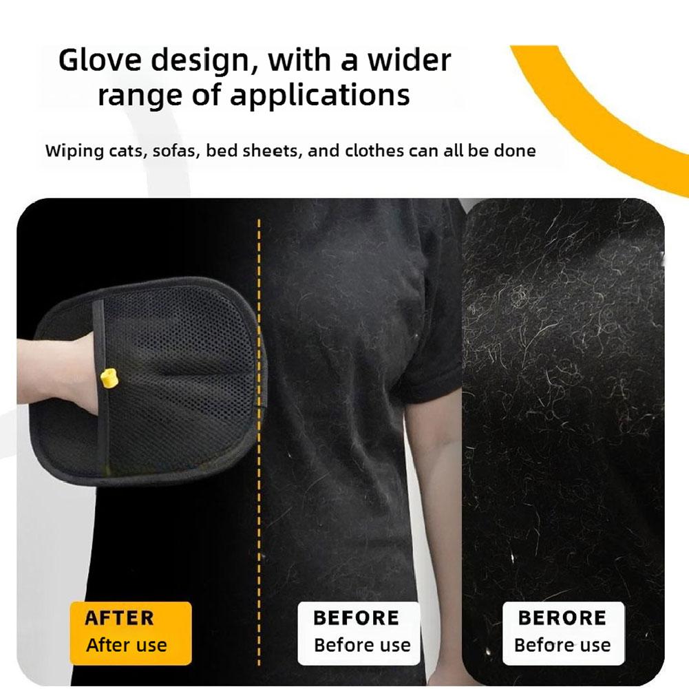 Перчатки для удаления шерсти кошек, липкие перчатки для удаления шерсти, бытовые перчатки для удаления шерсти для собак, кошек, длинной/короткой шерсти, с одежды, ковров