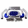 2.5" Aluminum Turbo Intercooler Tube (450x180x65mm) - Universal DIY Car Accessory