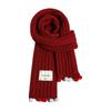 Keep Warm Knit Scarf New Year's Neckerchief New Cross Scarf  Women