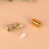 12ml Luxury Golden Essential Oil Roller Bottle Refillable Perfume Bottle Glass Roll-On Essential Oil Bottle Cosmetics Container