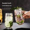 Colin Long Island Iced Tea Glass - Straight Body Cocktail Shaker Glass for Gin Tonic & Mojito.