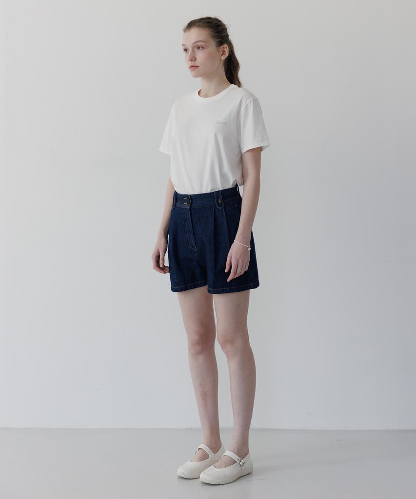 TTUDEMENT Floral Motif T-Shirt Ivory