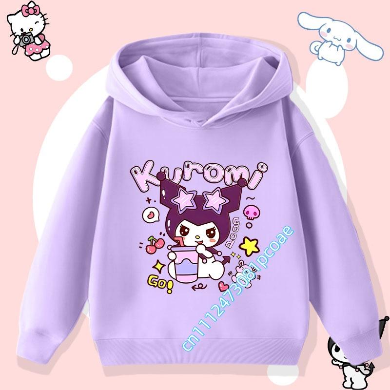 Boys' Sport Shirt Girls' Casual Top Cartoon Print Fall/Winter Pullover Shirt Children's Hooded Sweatshirt