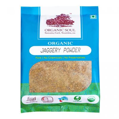 Пальмовый сахар-песок (Джаггери) (500 г), Organic Jaggery Powder, Organic Soul