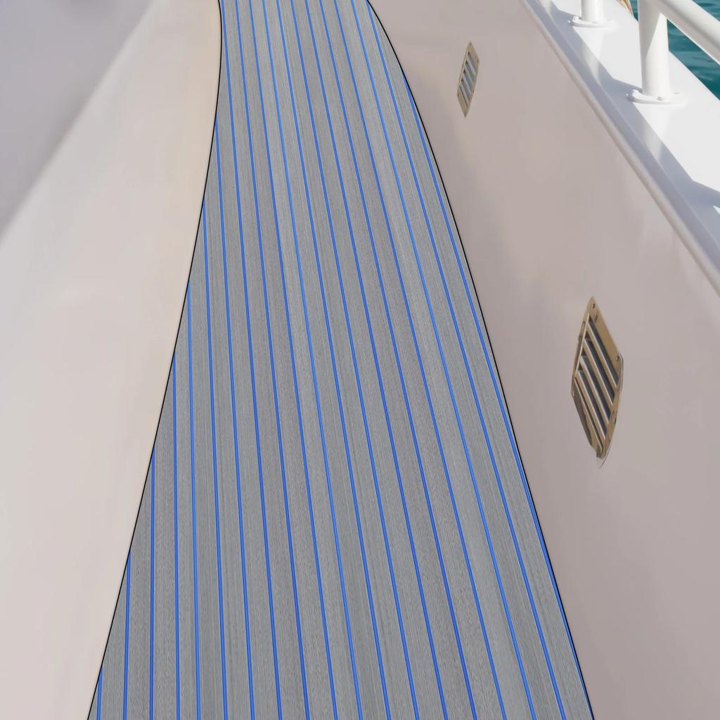 Non-Slip Self-Adhesive Flooring Material Boat Flooring EVA Foam Decking Sheet Faux Teak Marine Mat Marine Carpet Cooler Tops