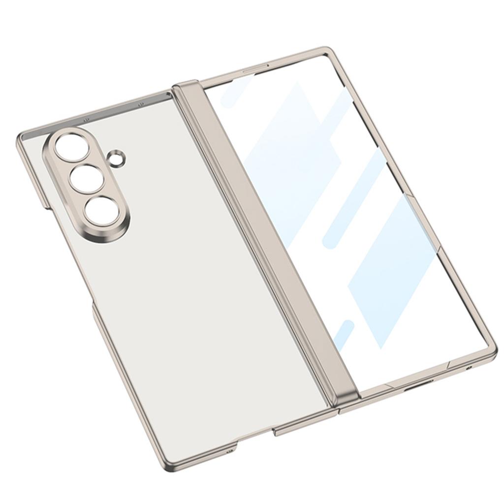 Чехол для мобильного телефона Samsung Z Fold7 и пленка-ракушка, интегрированный складной вращающийся вал, прозрачный защитный чехол из ПК
