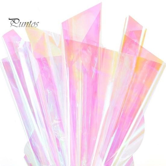1 рулон яркой радужной пленки, красивая декоративная, практичная, безопасная, устойчивая к разрыву, устойчивая к разрыву упаковочная бумага для цветов