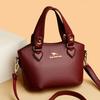 Европейская и американская ретро-сумка женская 2025 новая повседневная модная сумка из мягкой кожи на плечо кроссбоди для мамы среднего возраста большая сумка