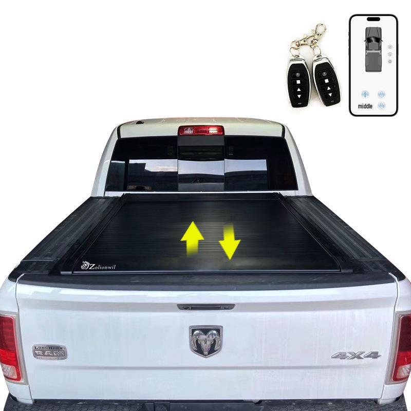 Ram1500 Tundra Ram2500 Rear Trunk Lid Roll-Up Cover for Cross-Border Trade