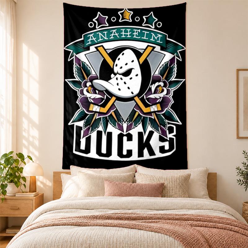 Anaheim Ducks Tapestry highquality for decorating living room bedroom dorm walls ideal as bedroom wallart orholiday gift