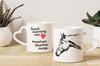 American Quarter Horse - cup with a horse, a cute cup with a heart-shaped handle, a universal gift from the Art-Dog brand