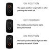 12V Adjustable Car Motocycle Led Light Blinker Flasher Relay 3 Way ON OFF ON Rocker Switch TURN SIGNAL for CAN AM ATV UTV SXS Battery Switches5