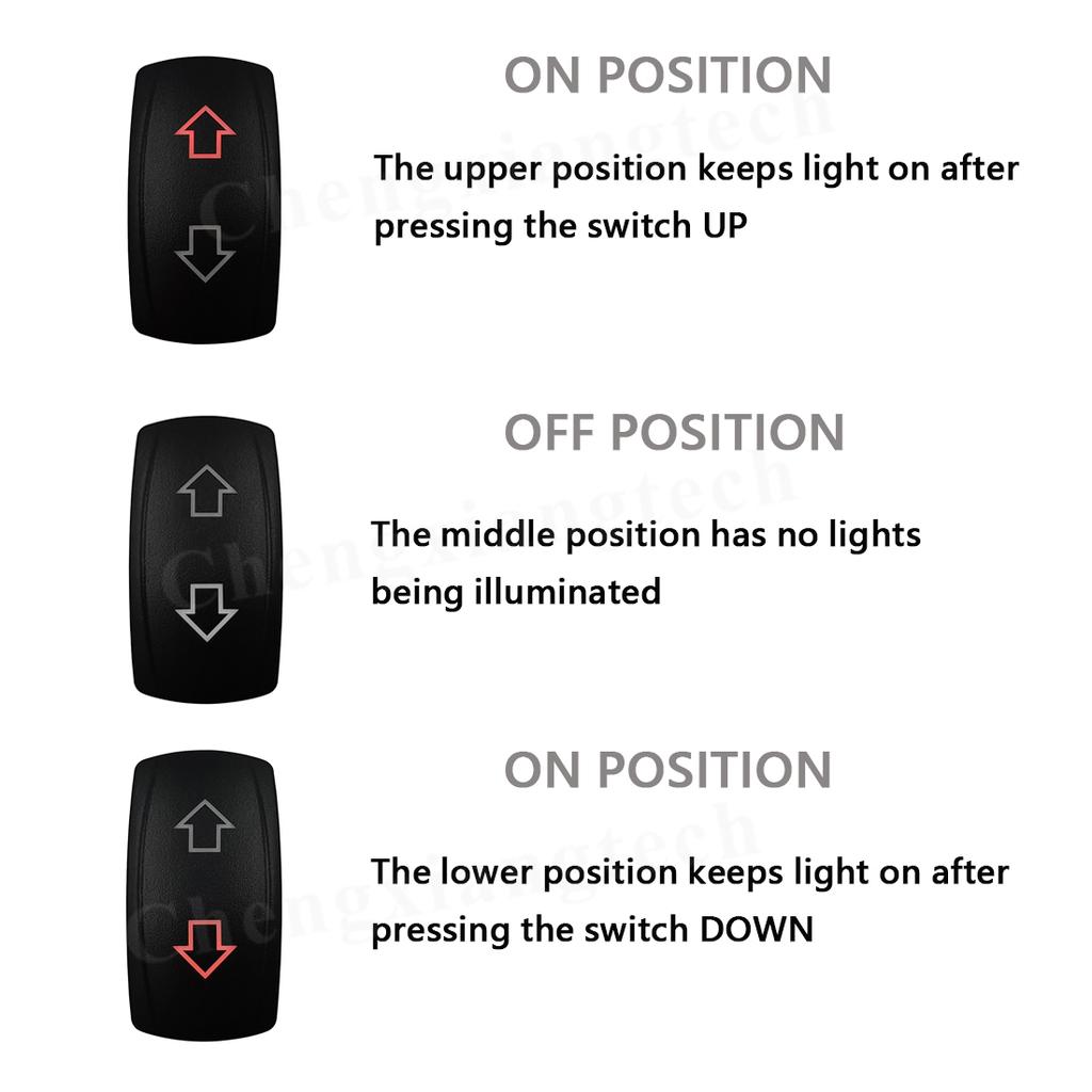 12V Adjustable Car Motocycle Led Light Blinker Flasher Relay 3 Way ON OFF ON Rocker Switch TURN SIGNAL for CAN AM ATV UTV SXS Battery Switches5