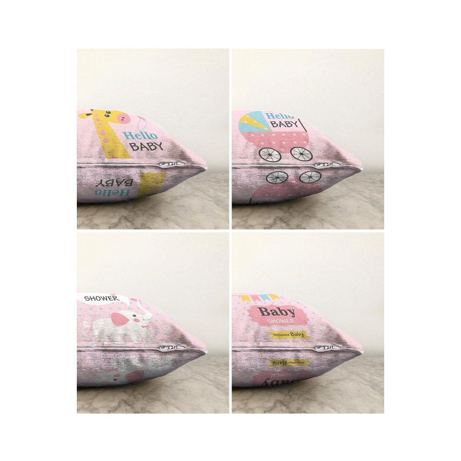 Набор чехлов для подушек с цифровой печатью из 4 предметов