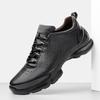 Fashion Men's Genuine Leather Sneakers Casual Sports Shoes for Men Breathable Walking Running Shoes 2025 New Fashion Athletic Footwear
