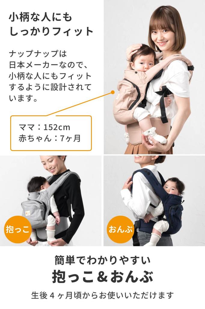 napnap Baby BASIC for All Ideal for Carrying and and for Heat Protection Carrier, (Blue-Gray), Seasons, Carrying,