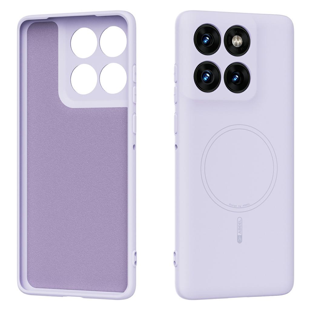 ABEEL For Motorola Edge 60 5G/60s 5G Magnetic Case Skin Touch Liquid Silicone Phone Back Cover
