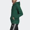 Adidas Мужская хлопковая толстовка с капюшоном Originals Trefoil, зеленая GD2569