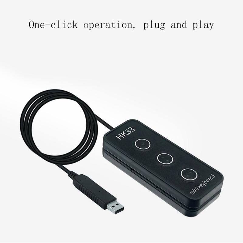 3 Клавиши Портативная Клавиатура Клавиатура USB Макро Программирование Клавиш USB Соединение Клавиатура для Игр Поддержка Нескольких Платформ