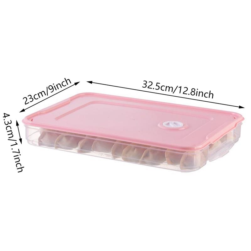 Кухонный органайзер, коробка для пельменей, контейнер для хранения продуктов, холодильник, коробка для хранения свежести, многослойная прозрачная коробка для пельменей