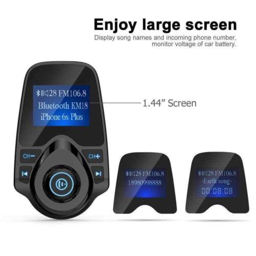 Беспроводной автомобильный Bluetooth FM-передатчик MP3-радиоадаптер Автомобильный комплект USB-зарядное устройство