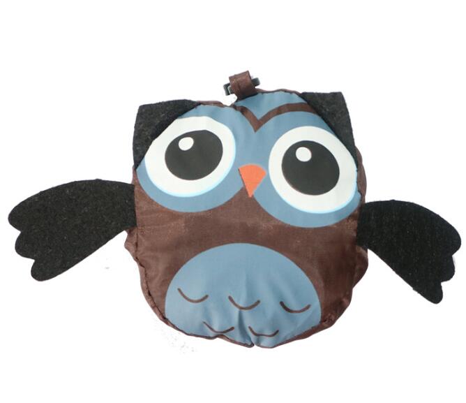 Милая складная сумка для покупок с животным принтом совы, экологически чистая дорожная женская сумка на плечо, женская многоразовая сумка-тоут