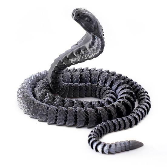 Yousheng 3D печатный орнамент в виде змеи, шарнирная модель змеи, детский и взрослый декор стола, игрушка-змея для снятия стресса, подарок для любителей природы