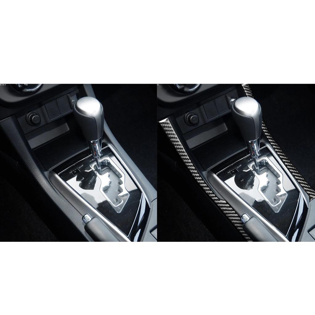 Боковая декоративная крышка переключения передач, наклейка, наклейка для Corolla 2014 2015 2016 2017 2018, автомобильные аксессуары из углеродного волокна