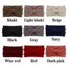 Wool Knitted Ear Warmer Hairband Headwear Women's Headband Cross Knot Hairband Head Wrap