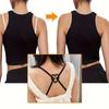 8pcs Mixed Color Back Bra Control Clips Invisible Bra Adjusters Convenient Cross Strap for Women Lingerie & Underwear Accessorie