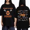 All for The Game The Foxhole Court Palmetto State Foxes Graphic T-shirt Men Women's Fashion Casual Oversized Tshirt Streetwear
