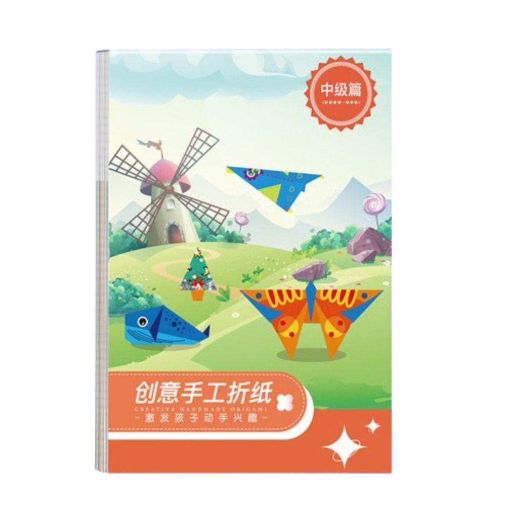 Montessori Animal Handmade Origami Art Learning Diy Paper-cut Book  Kids Toddlers Children