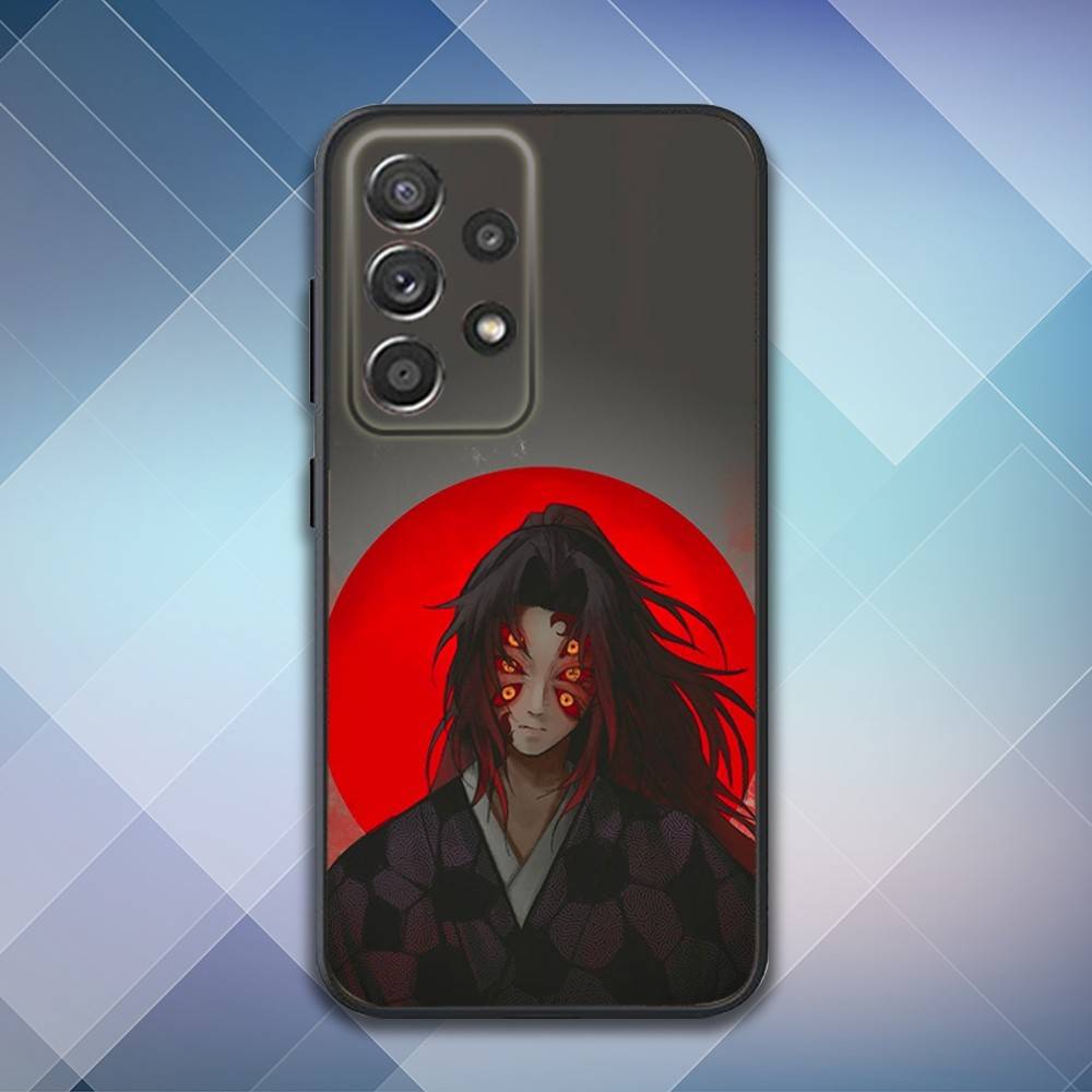 Demon K-Kokushibo Slayer Phone Case For Samsung S25,S24,S21,S22,S23,S30,Ultra,S20,Plus,Fe,Lite,Note,10,9,5G Black Cover