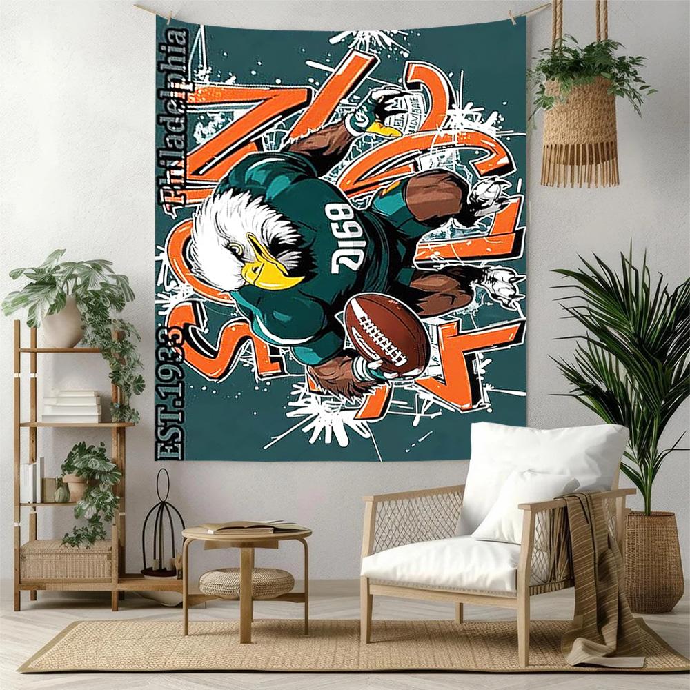 Soccer Wall Decor Tapestry Art For Pet Memorial Birthdaywedding Party Backdrop Family Gift